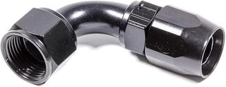 Fragola -12AN x 90 Degree Power Flow Hose End - Black