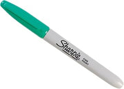 Sharpie Fine Point Permanent Markers, Aqua, 1 Count