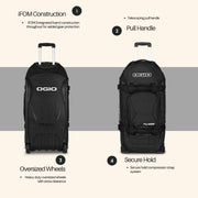 RIG 9800 Wheeled Suitcase (Stealth) by OGIO – One Size, 123 liters, Polyester, Stealth, Model 121001_03_N0