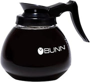 Bunn 42400.0103 12 Cup Commercial Glass Decanter with Black Handle (3 Pack)