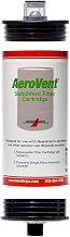 AeroVent Safe2Vent Single Filter Assembly (Part #10004701) | Fits Single-Can Systems | Reusable Top, Base & Filter Cartridge | Viz-a-Ball Indicator | Compliant in All 50 States | Made in USA