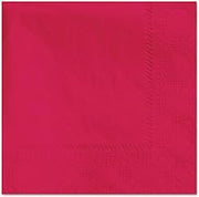 HFM180311 - HOFFMASTER Beverage Napkins, Two-ply 9 1/2amp;quot; X 9 1/2amp;quot;, Red, Embossed