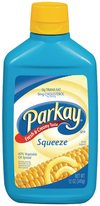 Parkay Squeeze Margarine Vegetable Oil Spread by YONLICH – 12 Ounce (Pack of 24), Pack of 24
