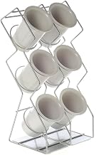 Cal-Mil 1025-6-39 Iron Cylinder Display, 9.5" Width x 8" Depth x 20" Height, Silver