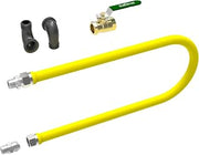 Krowne S5048B Royal Series 1/2" Stationary Gas Connector, 48" Long, Color Box