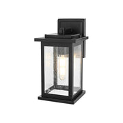 Ringgold One Light Outdoor Wall Sconce Black by Lighting Design – Iron, Black