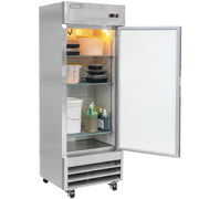 29" One Section Reach In Refrigerator - (1) Right Hinge Solid Door by MOTAK – 30.31x27.17x83.27, In Description, Check Images, Model MSD-1DR-BAL-19-X