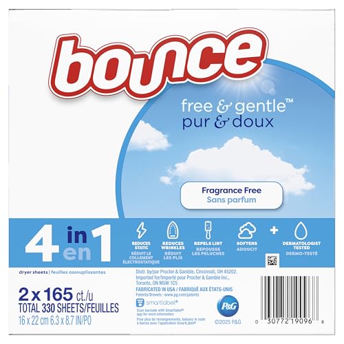 Bounce 330 Count (Pack of 3) / 1 / 3 Dryer Sheets