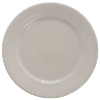 World Princess Rolled-Edge Warm White Stoneware Luncheon Plate - 9" Dia by WORLD TABLEWARE INC(UNIT OF LIBBEY) – Medium, Stoneware, Warm White, Pack of 24, Model 10663114007708
