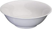 Winco 41 oz White Rimless Melamine Bowl (Set of 12) | Dishwasher safe, Shatterproof, Heat resistant, Restaurant service, Great for Salads, Sides, Pasta and Shared Dishes