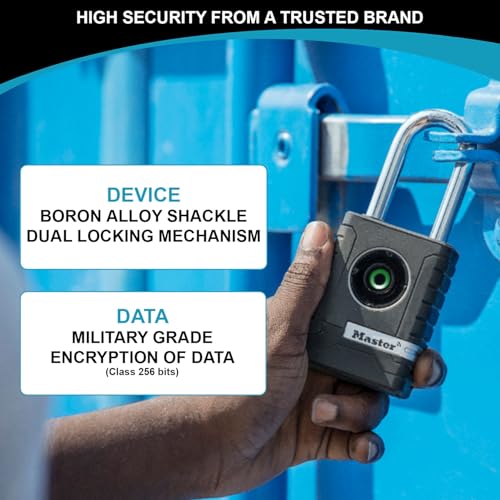 Master Lock NEW - Bluetooth Outdoor / Black / 1 Keyed Padlocks