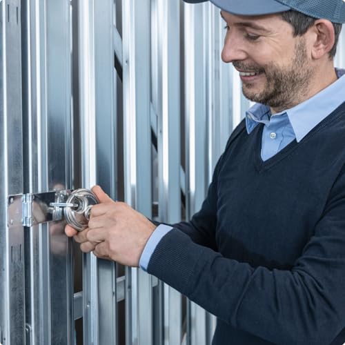 ABUS 90mm / Single / Silver Keyed Padlocks