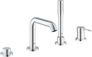 GROHE 19578001 Essence New Roman Tub Filler With Personal Hand Shower, Starlight Chrome