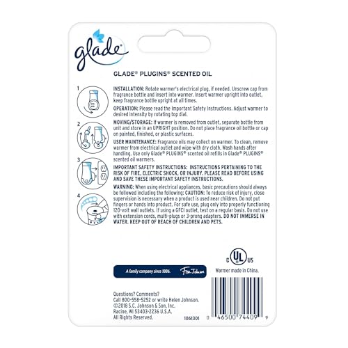 Glade 6 / 1 Count (Pack of 5) / Scented Electric