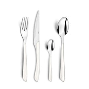 Amefa 16 Piece Cutlery Set for 4 People / White / Modern Flatware Sets