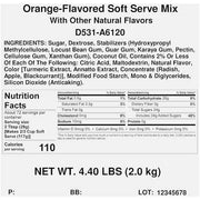 Dole Orange Soft Serve Mix by Precision Foods – 23.876 x 34.036 x 20.828 cm, Pack of 4