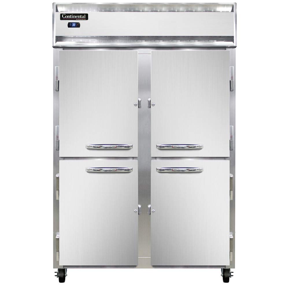 Refrigerator Two-Section by Continental – Stainless-Steel, Model 2R-HD