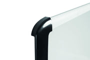 MasterVision Black / 48"W x 72"H / Lacquered Steel Dry Erase Boards