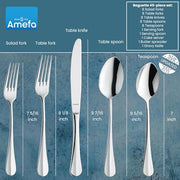 Amefa Baguette / 3.35" H x 9.84" L x 4.5" W / Casual Dinner Knives