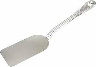 Winco Stainless Steel Solid Turner, 14-Inch, Medium, Stainless Steel | Restaurant service, Great for Griddles, Burgers, Eggs and Kitchen Prep