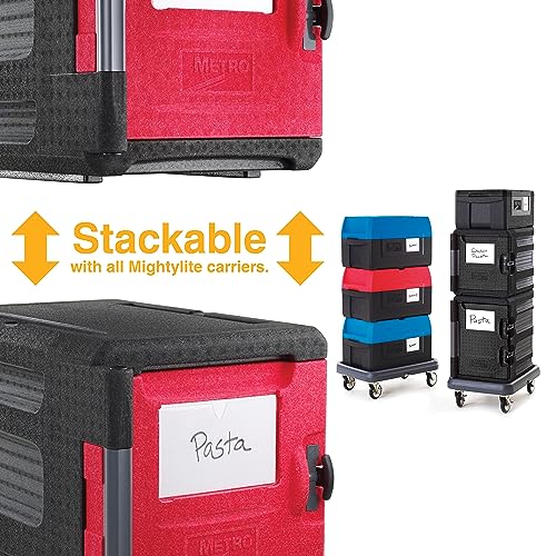 METRO 4 Pans / Red / 45.0 quarts Bus Tubs