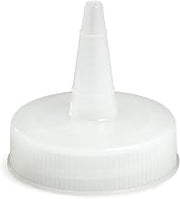 Tablecraft 12 Pack Natural Replacement Caps for Squeeze Dispensers