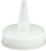 Tablecraft 12 Pack Natural Replacement Caps for Squeeze Dispensers