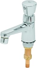TS Brass B-0712 Single Basin Metering Faucet, Chrome