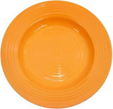 CAC China TG-12-TNG Oval Platter Tangerine 10 5/8" Porcelain Oval, Color, Set of 24