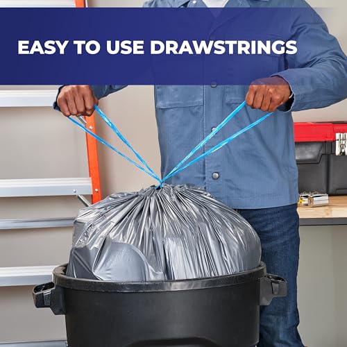 Hefty 30 Count (Pack of 1) / Gray / 39.0 gallons Trash Bags