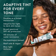 SPF 50 Adventure Mineral Sunscree + SPF 40 Tinted Face Sunscreen by Badger – Pack of 2