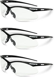 Jackson Safety 3-Pack SG Safety Glasses for Men & Women - ANSI Z87.1