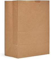 AJM Packaging Natural Kraft Squat Grocery Sack - 500 per case.