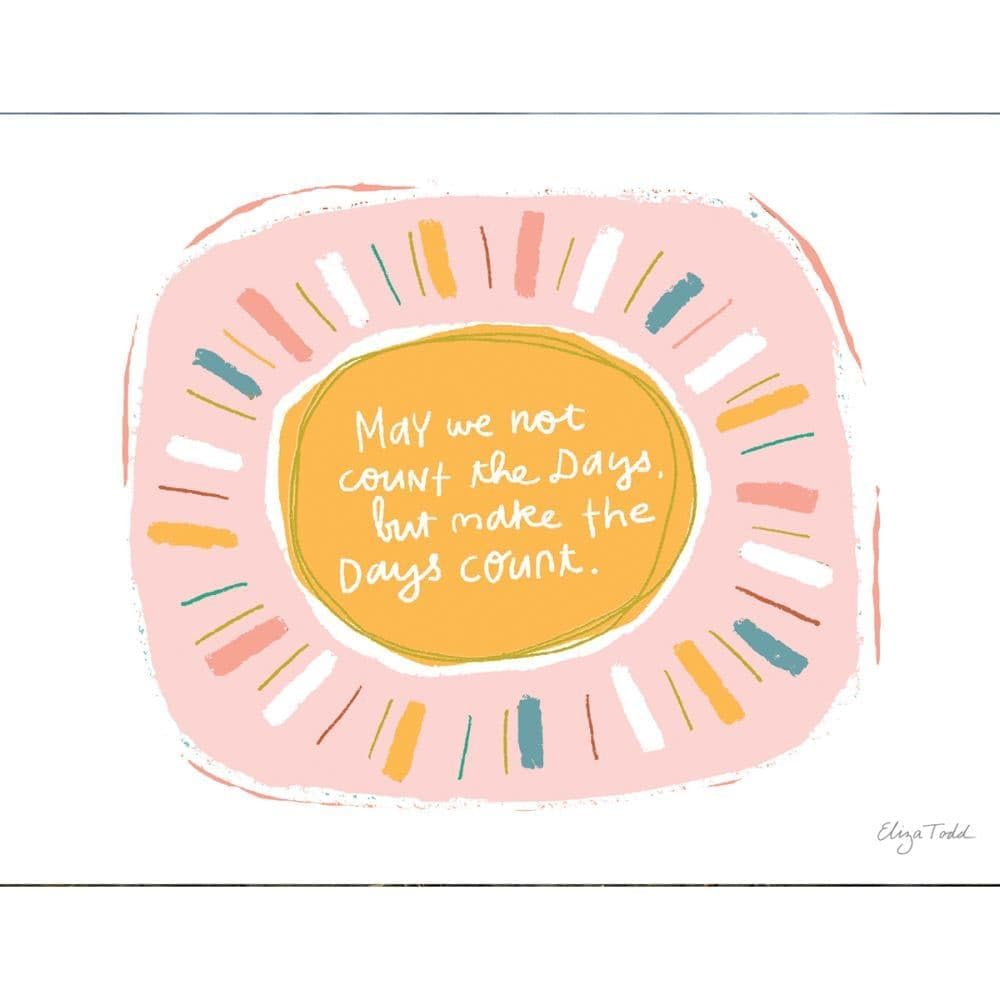 Peace of Werk Boxed Note Cards () by Lang – Other, pink, Pack of 13, Model 1005379