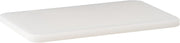 Winco 6" x 10" White Heavy-Duty Plastic Cutting Board | Dishwasher safe, Stain resistant, Minimizes dulling, Great for Charcuterie, Cheese, Appetizers and Buffet Displays