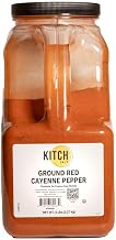 KITCH 24/7 Ground Red Cayenne Pepper, Bulk Food Service Size, 5 Pounds
