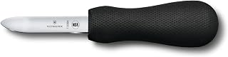 Victorinox 7.6394 Oyster Knife Easily Shuck Oysters and Open Shellfish Straight Blade in Black, 6.5 inches