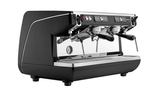 Appia Semi-Auto 2 Group Espresso Machine Mappia5Sem02Nd by Nuova Simonelli – 31 inches x 22 inches x 21 inches, 11 liters, Stainless Steel, BLACK, Model MAPPI13SEM02ND0002