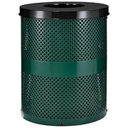 Global Industrial Green / Industrial / 36.0 gallons Outdoor Trash Cans