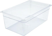 PC Food Pan by Winco – 8", 8.0 inches, Polycarbonate, Gray, Model SP7108