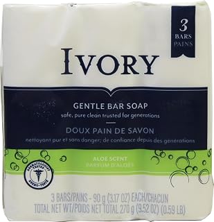 Simply Ivory Aloe Bath Bar by Ivory, 3 Count