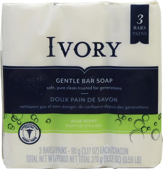 Simply Aloe Bath Bar by Ivory – 9.52 Ounce (Pack of 1), RTY, Ivory, Model I0003041