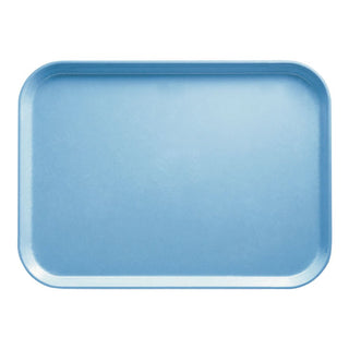Camtray 14" X 18" Rectangular Tray by Cambro – 18" x 14" x 0.5", Fiberglass, Blue, Model 1418518