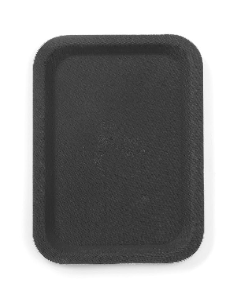 HENDI Serving Tray Rectangular – 200mm x 280mm, Fiberglass Reinforced Polyester, Black, Model 508657
