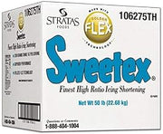 Sweetex Golden Flex Icing Shortening, 50 Pound -- 1 each.