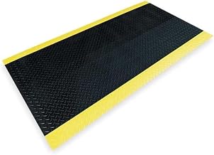 Notrax Black Switchboard Runner, 1/4 in Thick, Vinyl 831C0036BY-12-1 Each