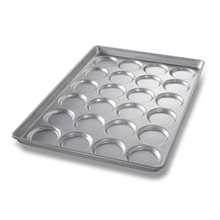 Chicago Metallic ePAN Hamburger/Muffin Top/Cookie Pan by Chicago Metallic Bakeware – 24.0 cups, Alloy Steel, Silver, Model 42495