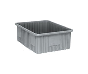QUANTUM STORAGE SYSTEMS Gray / 22-1/2" L x 17-1/2" W x 8" H / 3150.0 cubic_inches Open Storage Bins