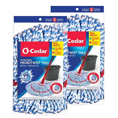 O-Cedar 2 Pack / White Or Gray / 1 Replacement Heads