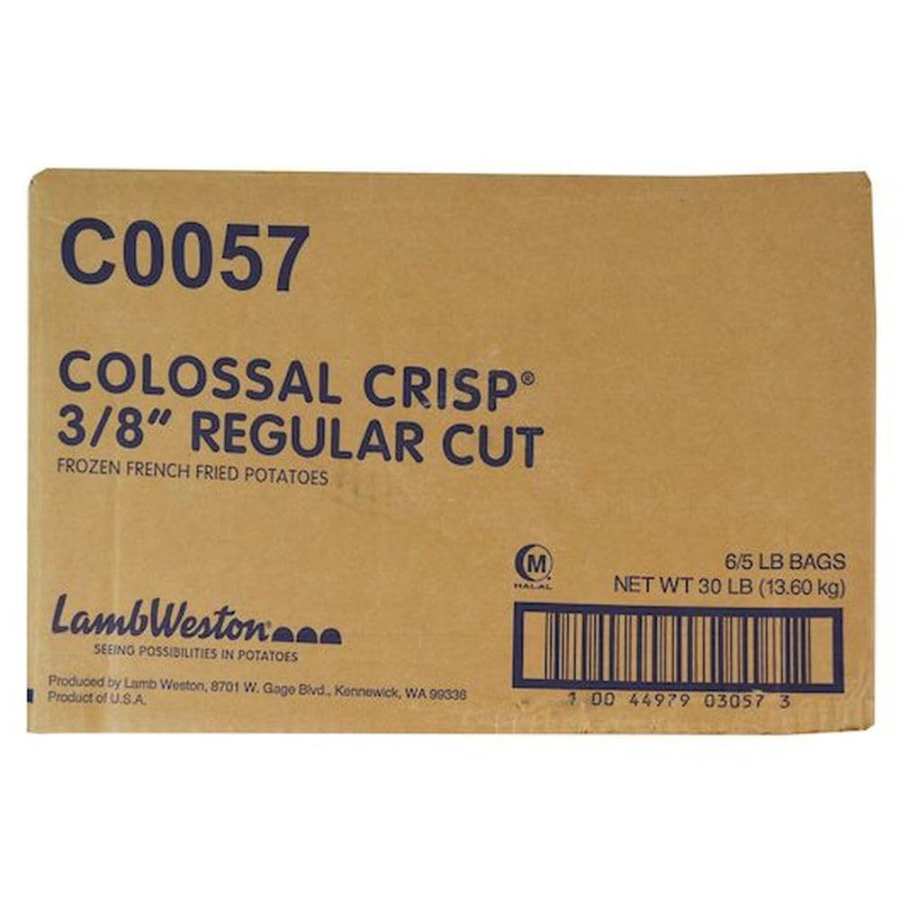 Colossal Crispy Coat Cut Potato Fry by Lamb Weston – Pack of 6, Model C0057